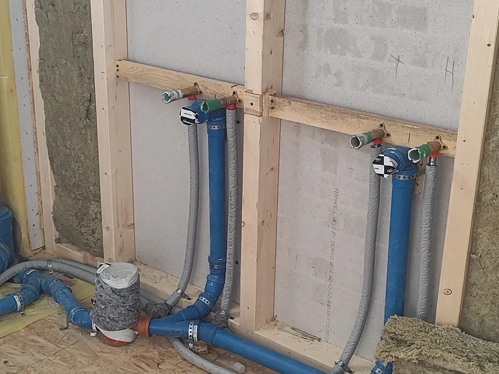 kostrena, rijeka – prva faza vodovodnih instalacija, privatna vila 17
